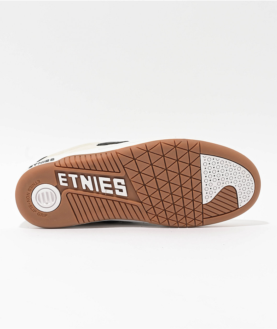 etnies Locut  White & Black Skate Shoes