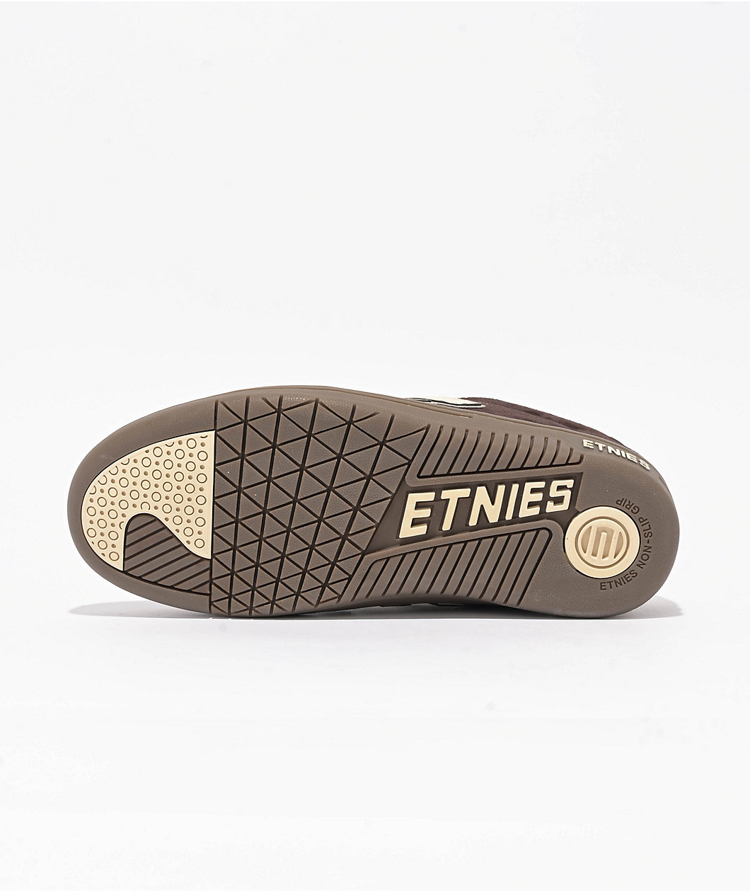 etnies Locut Brown & Bone Skate Shoes