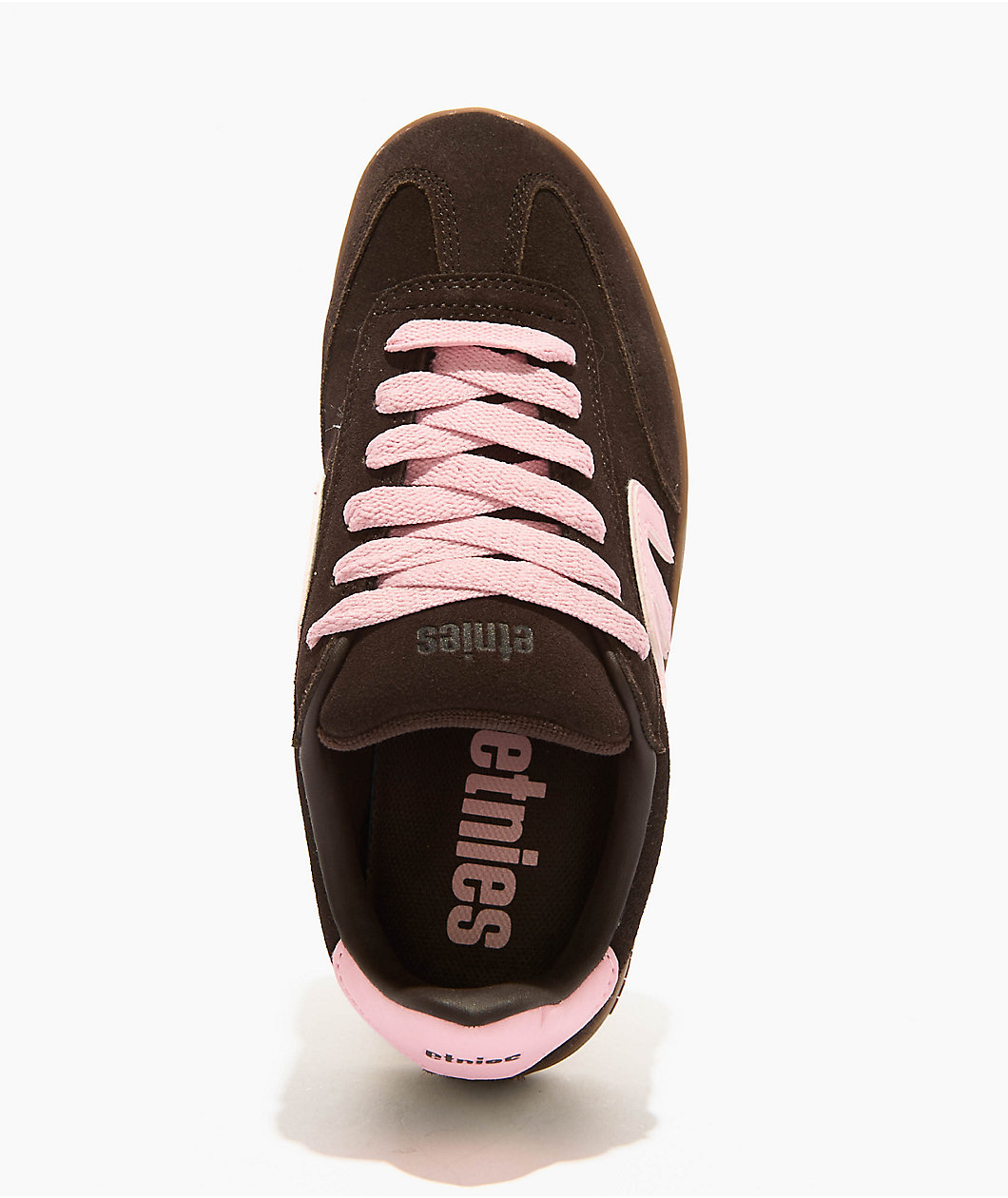 etnies Locut Brown & Pink Skate Shoes