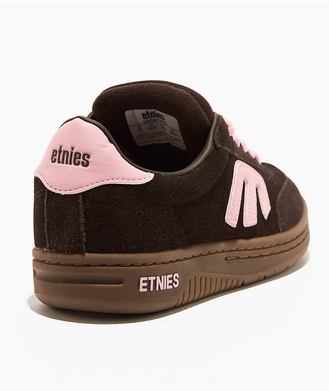 etnies Locut Brown & Pink Skate Shoes