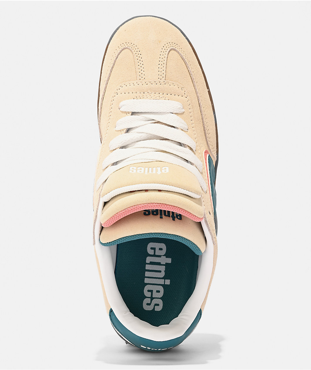 etnies Locut Triple Tongue Tan Skate Shoes