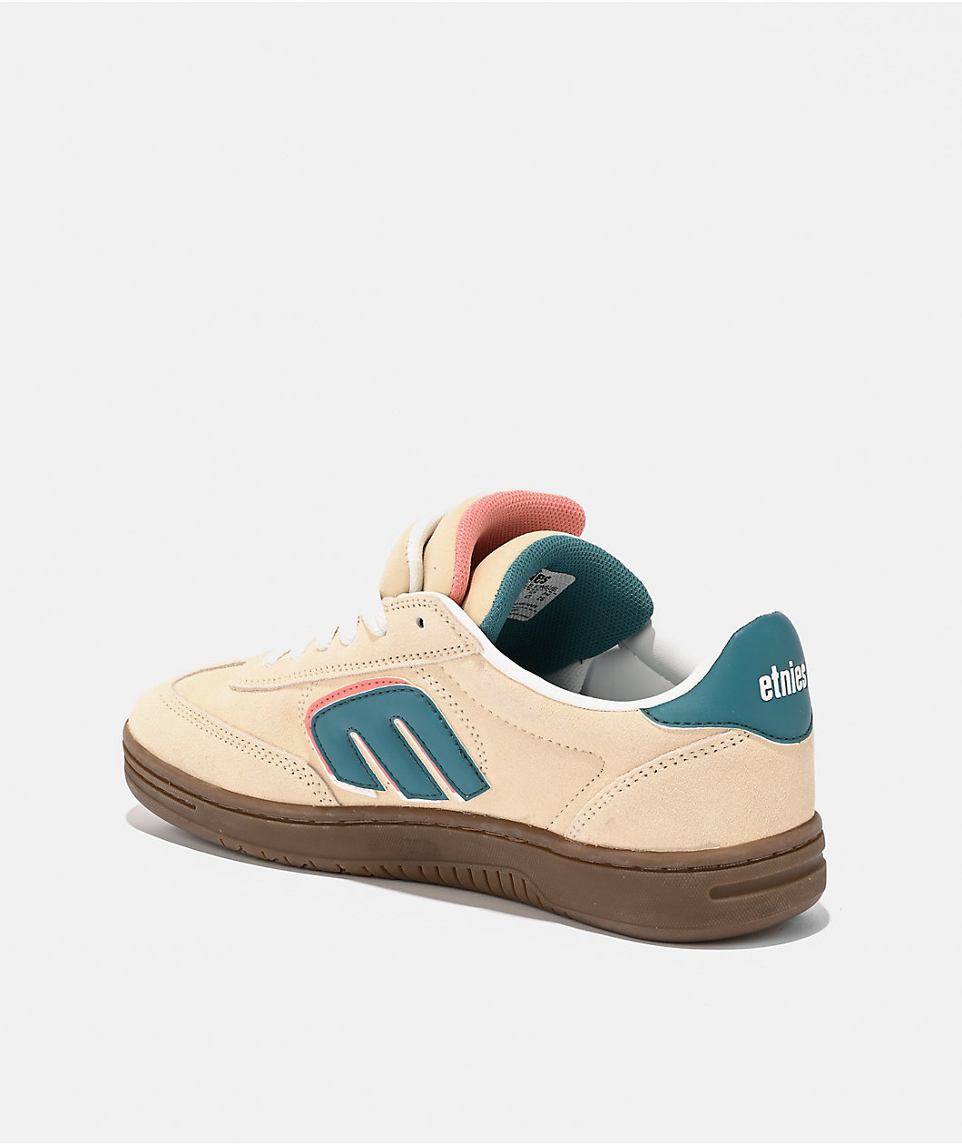etnies Locut Triple Tongue Tan Skate Shoes