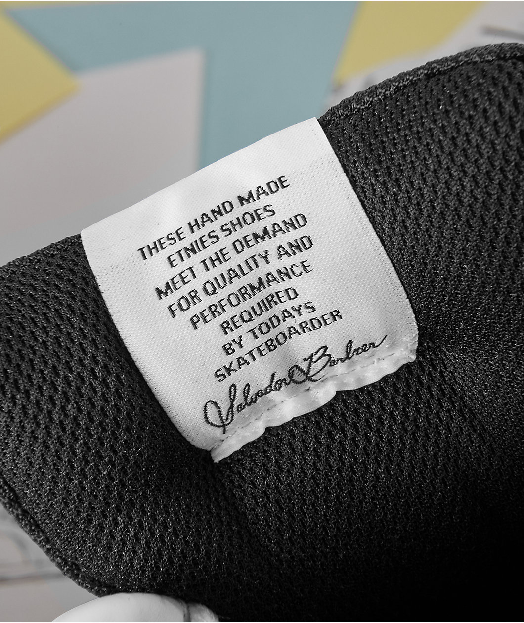 etnies Sal 23 Black & White Skate Shoes