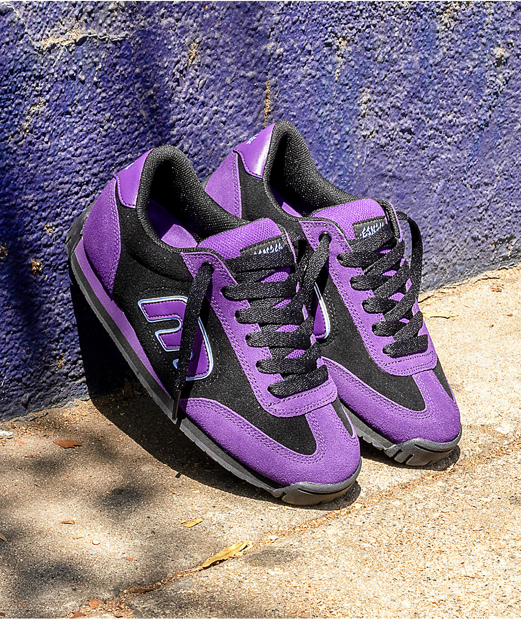 etnies Werka Locut 2K Black & Purple Skate Shoes