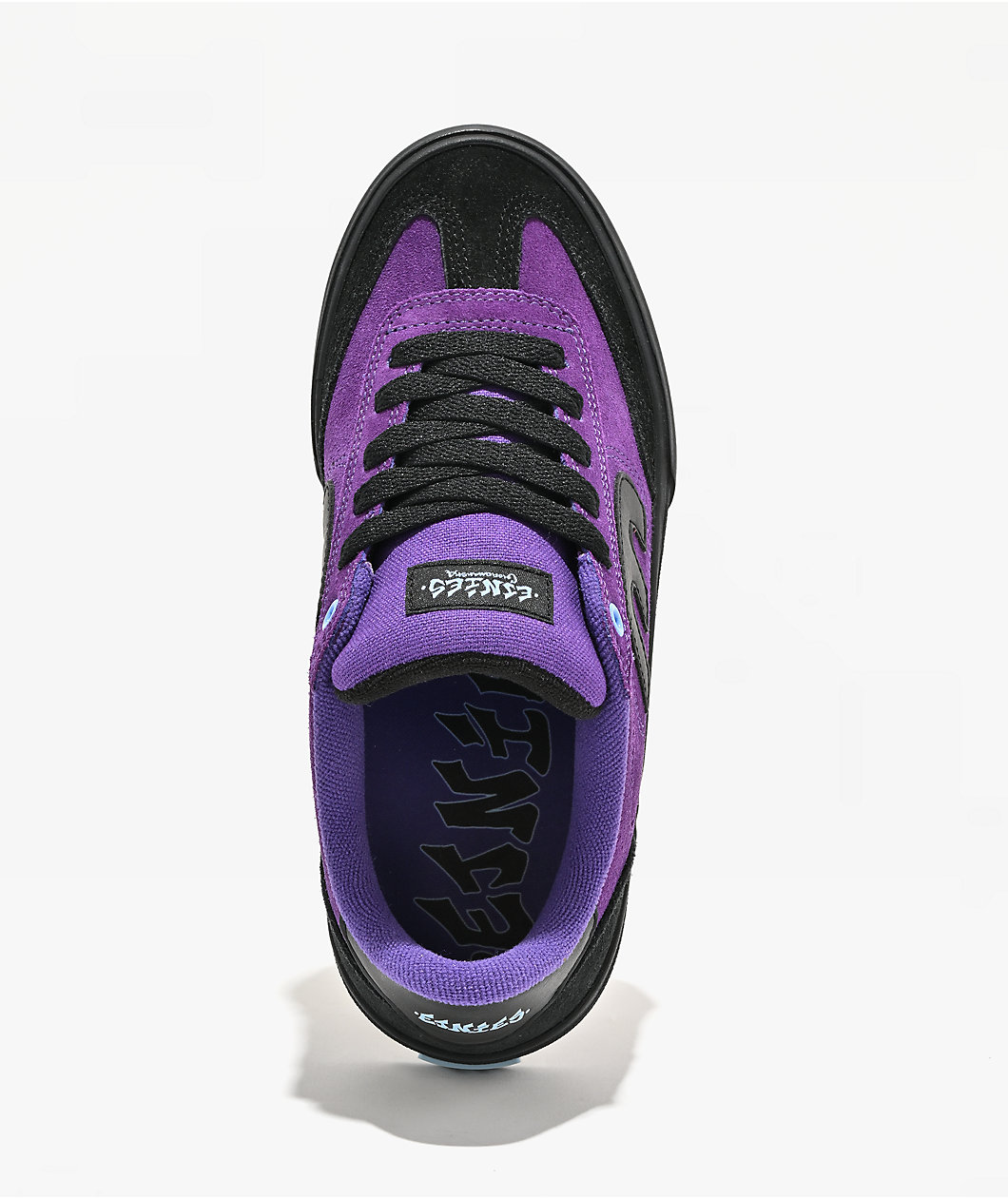 etnies Werka Locut Purple & Black Vulcanized Skate Shoes
