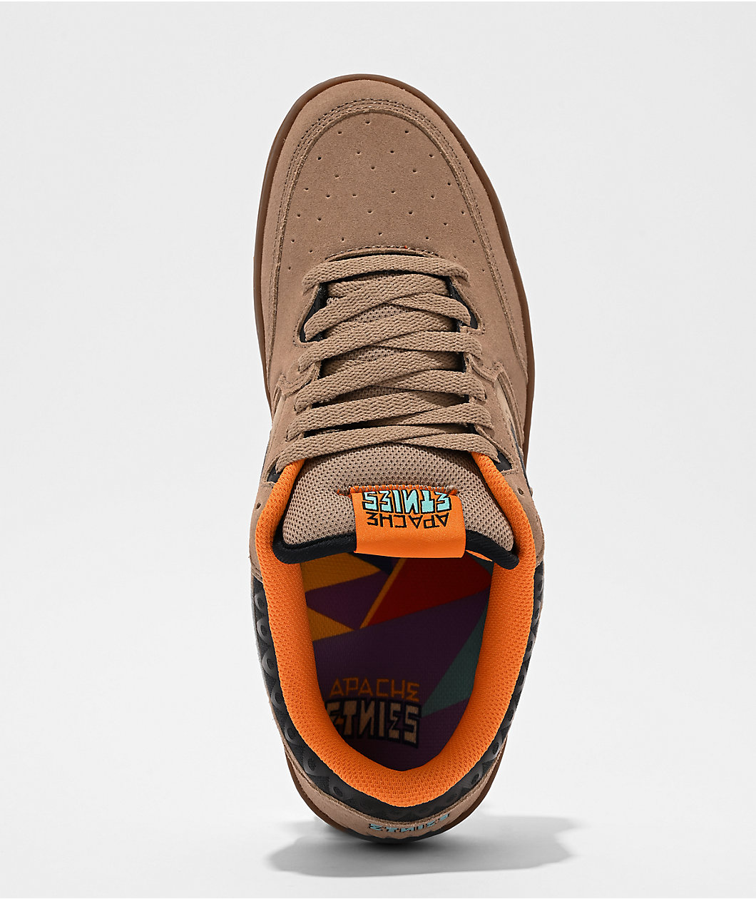 etnies x Apache Loot Tan & Gum Skate Shoes
