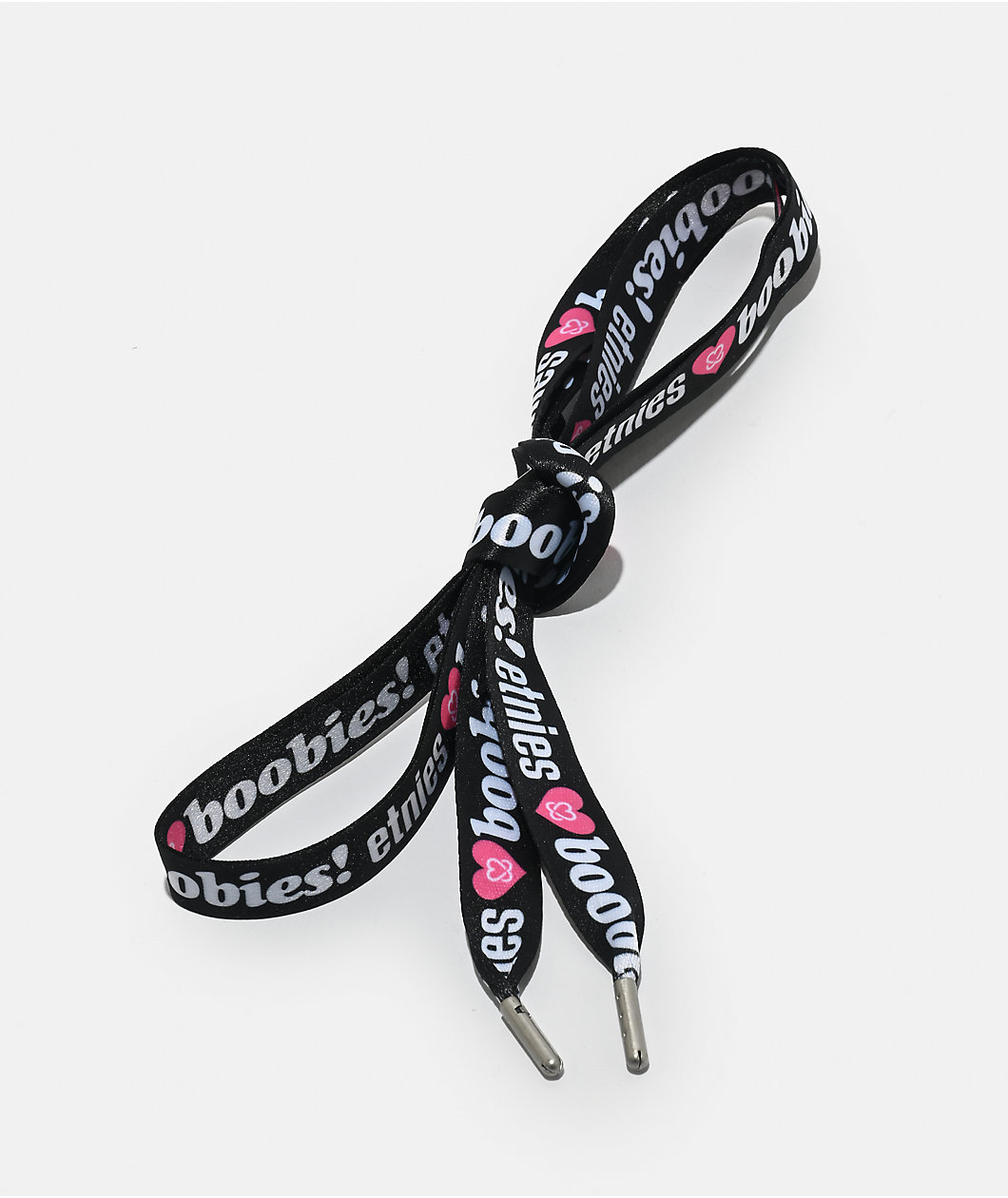 etnies x Keep A Breast Foundation Black Shoelace Belt