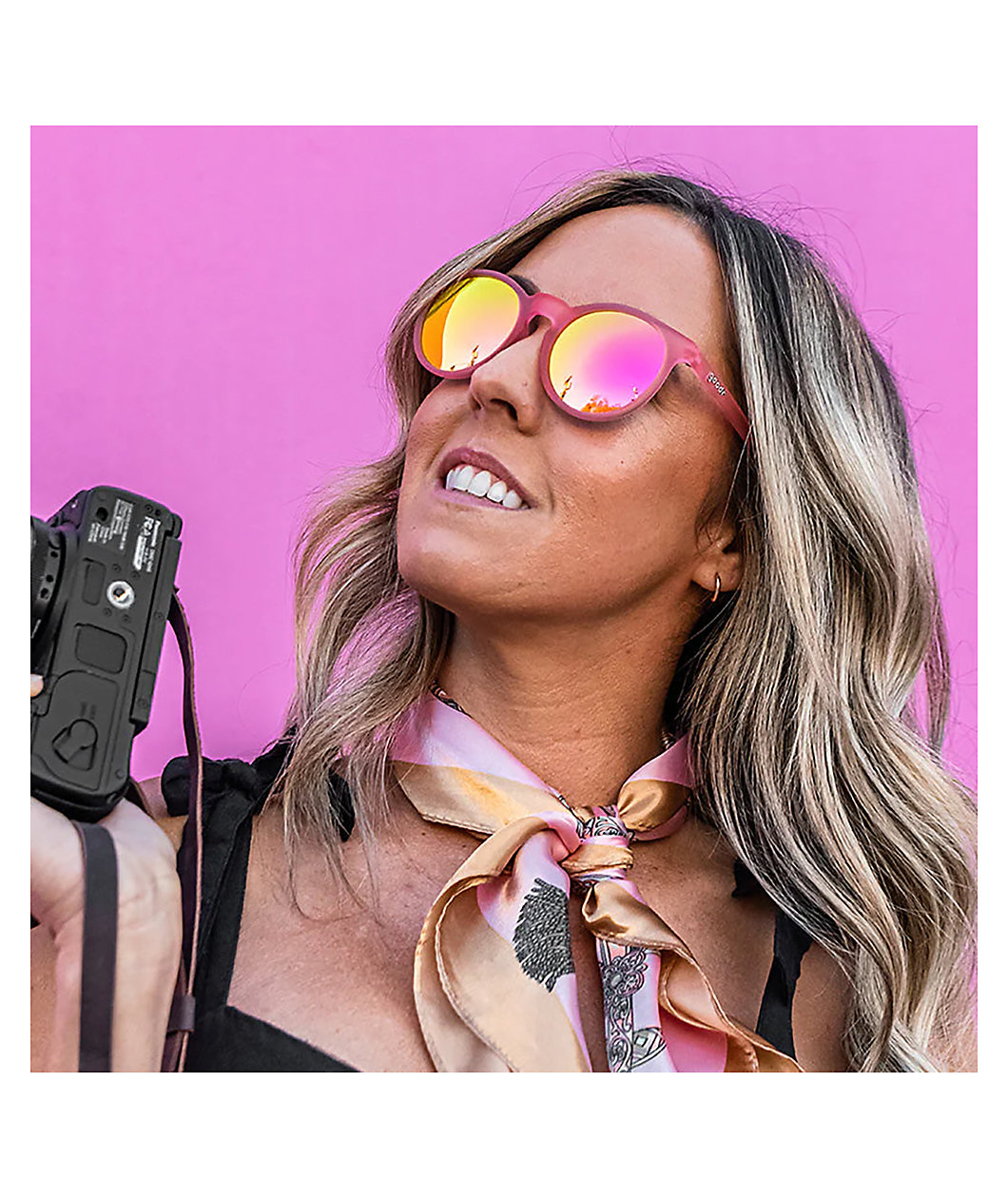 goodr Influencers Pay Double Pink Sunglasses