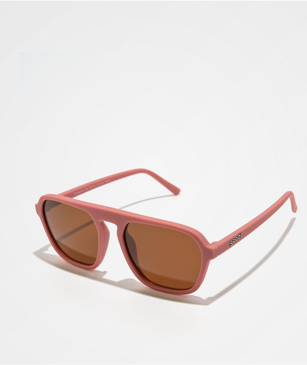 goodr Retro G Threaten Me With A Good Time Pink Sunglasses