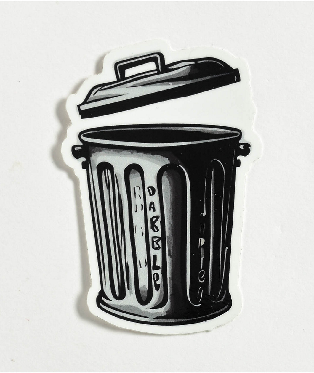 iDabble VM Trash Can Sticker