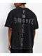 $AD BOYZ  x Embellish Cross Black Wash T-Shirt - Thumbnail image 1 of 8