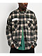 $AD BOYZ  x Embellish Crystal Green & Brown Flannel Shirt - Thumbnail image 1 of 8