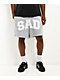 $AD BOYZ by Junior H Collegiate Grey Sweat Shorts - Thumbnail image 1 of 5