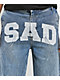 $AD BOYZ by Junior H Denim Blue Baggy Jeans - Thumbnail image 3 of 8