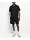 $AD BOYZ by Junior H Face Woven Black Terry Short Sleeve Button Up Shirt - Thumbnail image 4 of 4