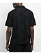 $AD BOYZ by Junior H Face Woven Black Terry Short Sleeve Button Up Shirt - Thumbnail image 2 of 4