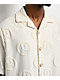 $AD BOYZ by Junior H Face Woven Off White Terry Short Sleeve Button Up Shirt - Thumbnail image 3 of 4