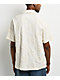$AD BOYZ by Junior H Face Woven Off White Terry Short Sleeve Button Up Shirt - Thumbnail image 2 of 4