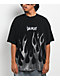 $AD BOYZ by Junior H Flame Black T-Shirt - Thumbnail image 1 of 4