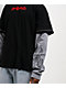 $AD BOYZ by Junior H Flames Black & Grey 2fer Long Sleeve T-Shirt - Thumbnail image 7 of 7