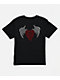 $AD BOYZ by Junior H Kids Broken Heart Rhinestone Black T-Shirt - Thumbnail image 2 of 4