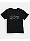 $AD BOYZ by Junior H Kids Broken Heart Rhinestone Black T-Shirt - Thumbnail image 1 of 4
