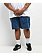 $AD BOYZ by Junior H Printed Grail Blue Wash Denim Shorts - Thumbnail image 3 of 10