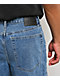 $AD BOYZ by Junior H Printed Grail Blue Wash Denim Shorts - Thumbnail image 5 of 8