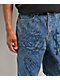 $AD BOYZ by Junior H Printed Grail Blue Wash Denim Shorts - Thumbnail image 6 of 8