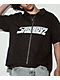 $AD BOYZ by Junior H Rhinestone Black Full Zip Work Shirt - Thumbnail image 10 of 12
