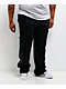 $AD BOYZ by Junior H Rhinestone Flames Black Sweatpants - Thumbnail image 2 of 8
