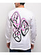 $AD BOYZ by Junior H Trippy Wiggles White Long Sleeve T-Shirt - Thumbnail image 2 of 5