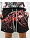 $AD BOYZ by Junior H X Lost Hills Barbed Wire Black Mesh Shorts - Thumbnail image 4 of 4