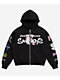 $AD BOYZ by Junior H x RUDE AWAKENINGS Black Zip Hoodie - Thumbnail image 7 of 7