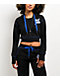 $AD GIRLZ By Junior H Airbrush Black Crop Zip Hoodie - Thumbnail image 6 of 7
