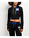 $AD GIRLZ By Junior H Airbrush Black Crop Zip Hoodie - Thumbnail image 1 of 7