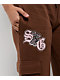 $AD GIRLZ By Junior H Flowers Brown Cargo Sweatpants - Thumbnail image 7 of 12