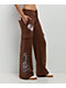 $AD GIRLZ By Junior H Flowers Brown Cargo Sweatpants - Thumbnail image 9 of 12