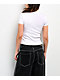 $AD GIRLZ By Junior H Sad Angel White Crop T-Shirt  - Thumbnail image 2 of 4