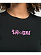 $AD GIRLZ by Junior H Flower Black Crop T-Shirt - Thumbnail image 3 of 3