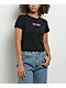 $AD GIRLZ by Junior H Flower Black Crop T-Shirt - Thumbnail image 2 of 3