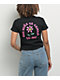 $AD GIRLZ by Junior H Flower Black Crop T-Shirt - Thumbnail image 1 of 3