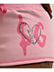 $AD GIRlZ BY Junior H Rhinestone Logo Pink Sweat Shorts - Thumbnail image 7 of 8