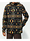  Dravus McKinley Black Geo Print Tech Fleece Jacket