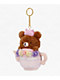  San-X Chairoikoguma Original Tea Time Plush Keychain - Thumbnail image 2 of 2