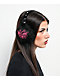  Vitriol Embroidered Black Faux Fur Ear Muffs - Thumbnail image 1 of 3