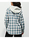  Your Highness Sativa Blue Hooded Flannel Shirt