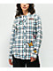  Your Highness Sativa Blue Hooded Flannel Shirt