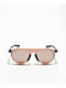 100% Legere Coil Matte Black & HiPER Silver Mirror Sunglasses - Thumbnail image 2 of 2
