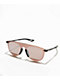 100% Legere Coil Matte Black & HiPER Silver Mirror Sunglasses - Thumbnail image 1 of 2
